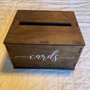 Six piece card box!